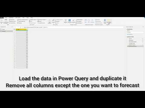 PawarBI: Forecasting in Power BI using statsmodels library in Python