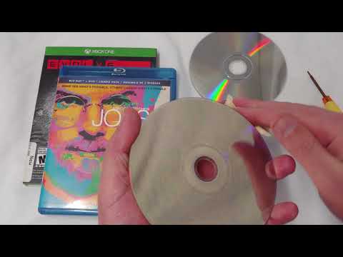 چگونه دیسک های BluRay را برای خطاها تمیز کنیم. با دیسک های ایکس باکس و پلی استیشن کار می کند