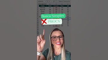 🔎 Você sabia que dá pra fazer buscas simples no Excel sem usar o PROCV? Vem comigo que eu te mostro!