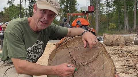 Milling Stressed, Bent, or Split Logs