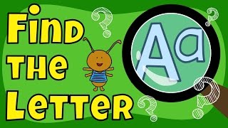 Letter Game | Find the Letter A | The Singing Walrus