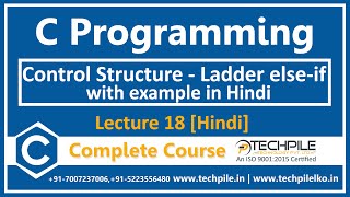 Ladder else-if with example | Ladder else-if  in C programming in Hindi | Ladder else-if  statement