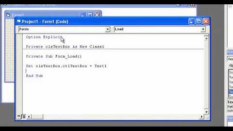 Video 38: VB 6 Programming, WithEvents In A Class Module, Copy Events From Controls