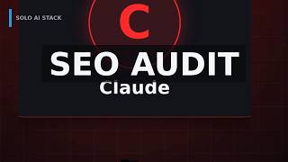 Stop Using Claude to Write. Use It to Audit Your SEO.