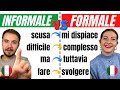 Come cambiare REGISTRO in base alla SITUAZIONE: espressioni FORMALI e INFORMALI in italiano! 🇮🇹