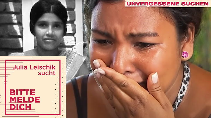 28 JAHRE VERMISST: Mutter in Sri Lanka verschwunden? | Unvergessene Suchen | Julia Leischik