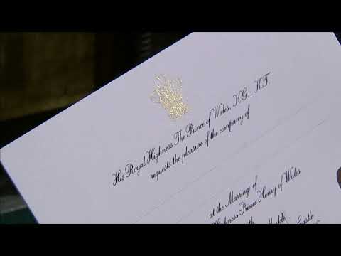 მეგან მარკლისა და პრინცი ჰარის ქორწილის მოსაწვევები