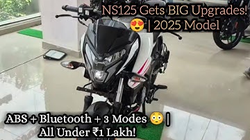 "Finally! Bajaj Pulsar NS125 Gets ABS + Smart Features 🔥 | Full Review in Hindi"