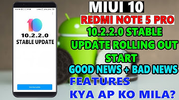 Redmi Note 5 Pro MIUI 10.2.2.0 Stable Update Rolling Out Start | MIUI 10.2.2.0 Redmi Note 5 Pro