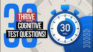 THRIVE-STYLE COGNITIVE & SKILL TEST QUESTIONS & ANSWERS! (How to Pass with 100%)