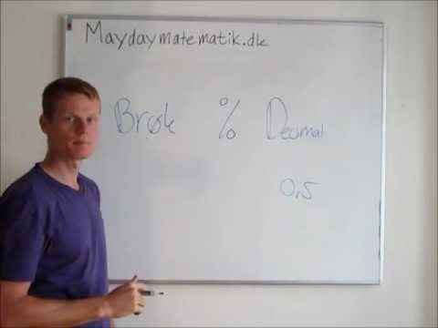 Decimal, brøk, procent Decimal, brøk, procent