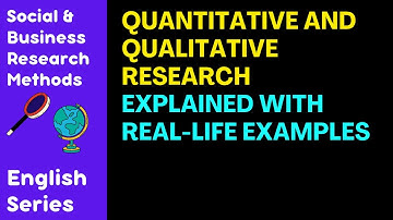 Quantitative and Qualitative Research Explained with Real-Life Examples | Research Methods #StudyTip