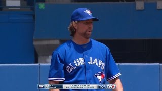 TB@TOR: Dickey allows one run over six strong frames