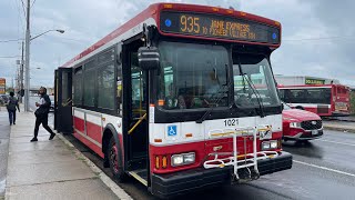 #ExpressYourself: TTC 2006 Orion VII HEV #1021 ᯤ | 935 Jane Express