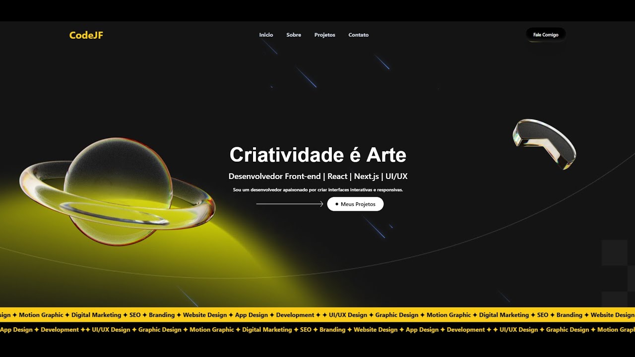 Portifolio Front End - Nextjs e React - YouTube