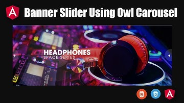 Banner Slider Using Owl Carousel In Angular || How To Use Owl Carousel In Angular || Owl Carousel