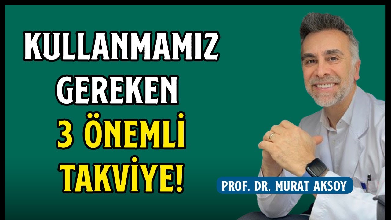 Kullanmamız Gereken Üç Önemli Takviye! | Omega 3 - D Vitamini ve Magnezyum!