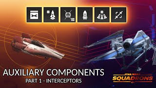 Squadrons In-Depth - Auxiliary Components part 1 - Interceptors
In this video I will have a detailed look at the Auxiliary Components you can use in Star Wars Squadrons for either of the two Interceptors, with a detailed comparison of all missiles/rockets at the end.
Time codes:
00:53 - Repair Kit
02:00 - Targeting Jammer
02:58 - Seeker Mine
03:48 - Quick-Lock Missile
04:22 - Cluster Missile
05:38 - Rocket
06:05 - All Rockets/Missiles compared Squadrons In-Depth - Auxiliary Components part 1 - Interceptors