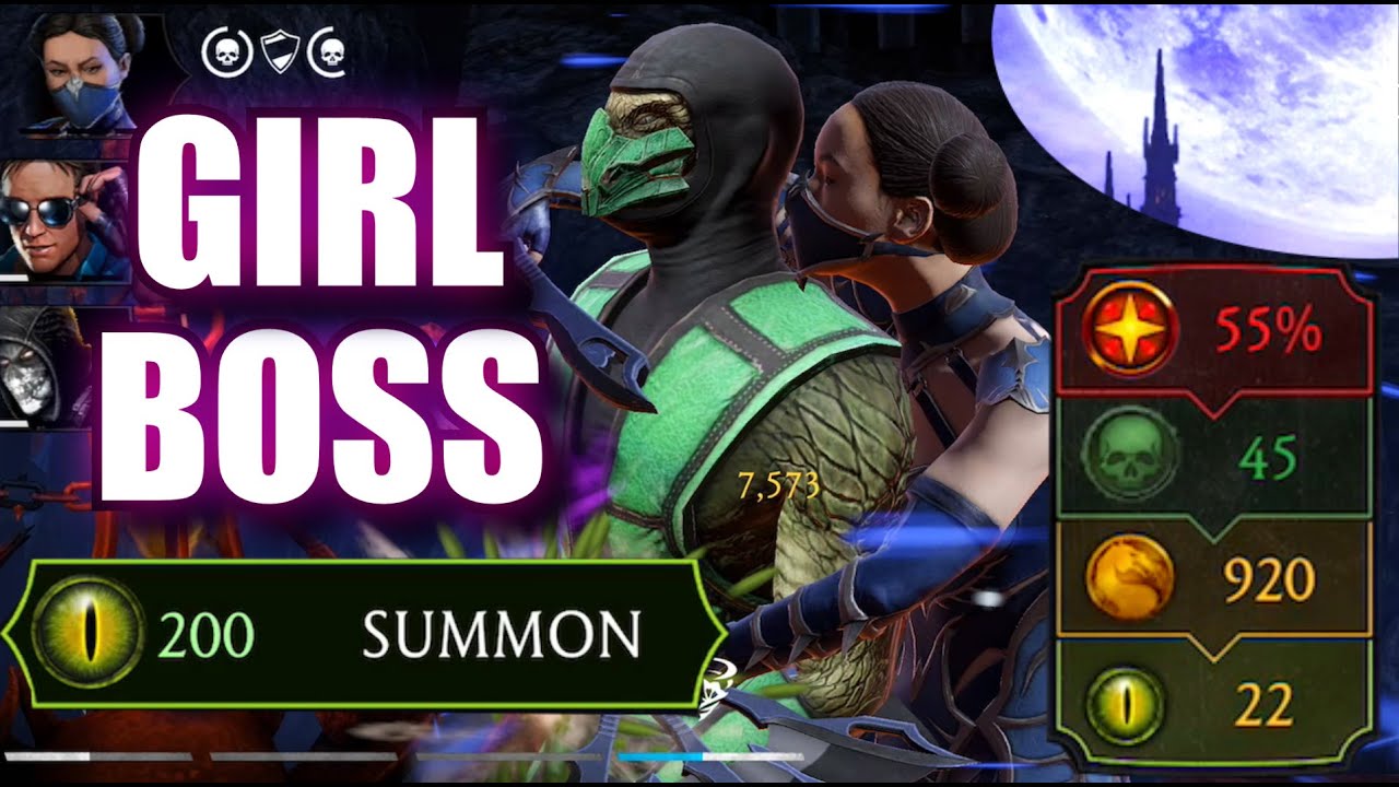 GIRL BOSS TEAM! MK Mobile Reptile Event March 2024! | Double Trouble