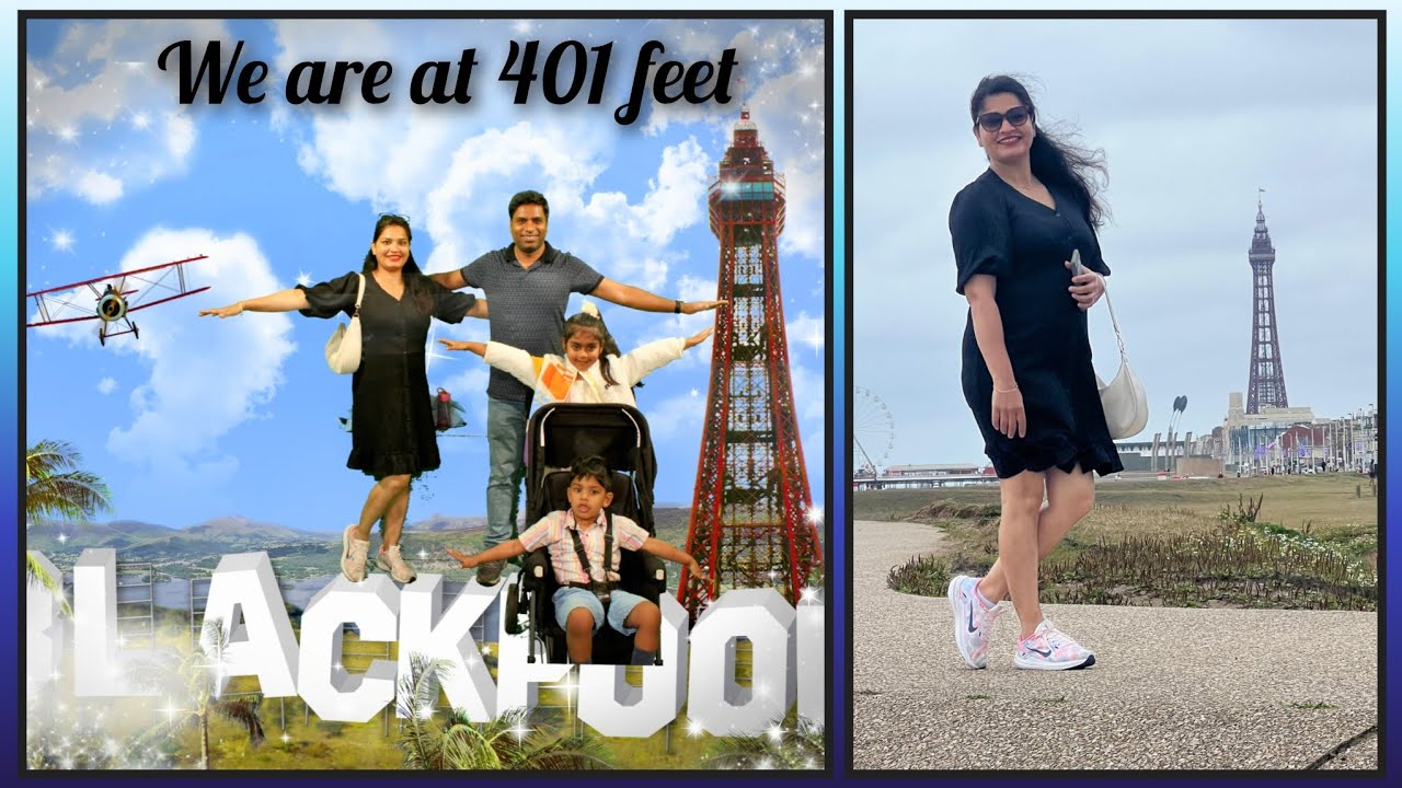 Blackpool Tower eye / Glass floor walks/lift ride/Thrilling Blackpool Tower experience