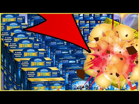 Skylanders Battlecast MASSIVE 80 CARD PACK OPENING!!! BIGGEST PACK OPENING EVER!!! | IOS/Android!