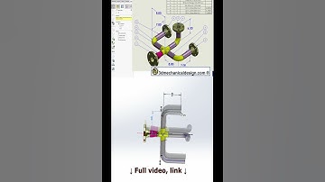 Video about practicing of SolidWorks pipe routing.  #3dmechanicaldesign