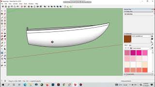 Cara membuat kapal di SketcuUP menggunakan plugin curvilof screenshot 4