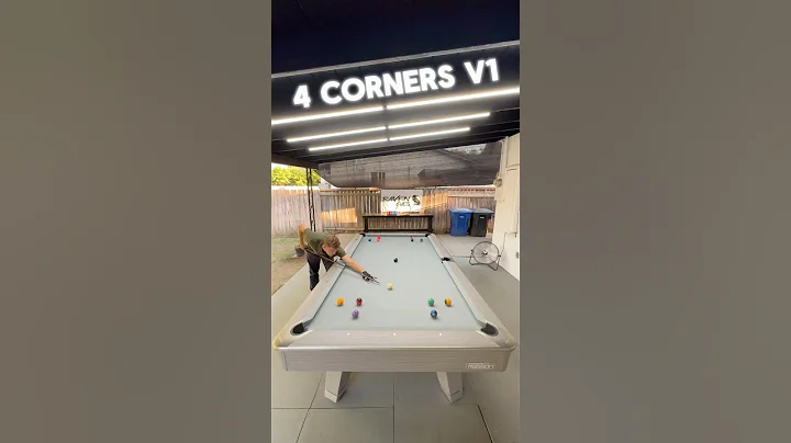 4 CORNERS V1 DRILL #billiards #8ballpool #pool #2025 #drill #practice #easy #shorts #billiard #9ball