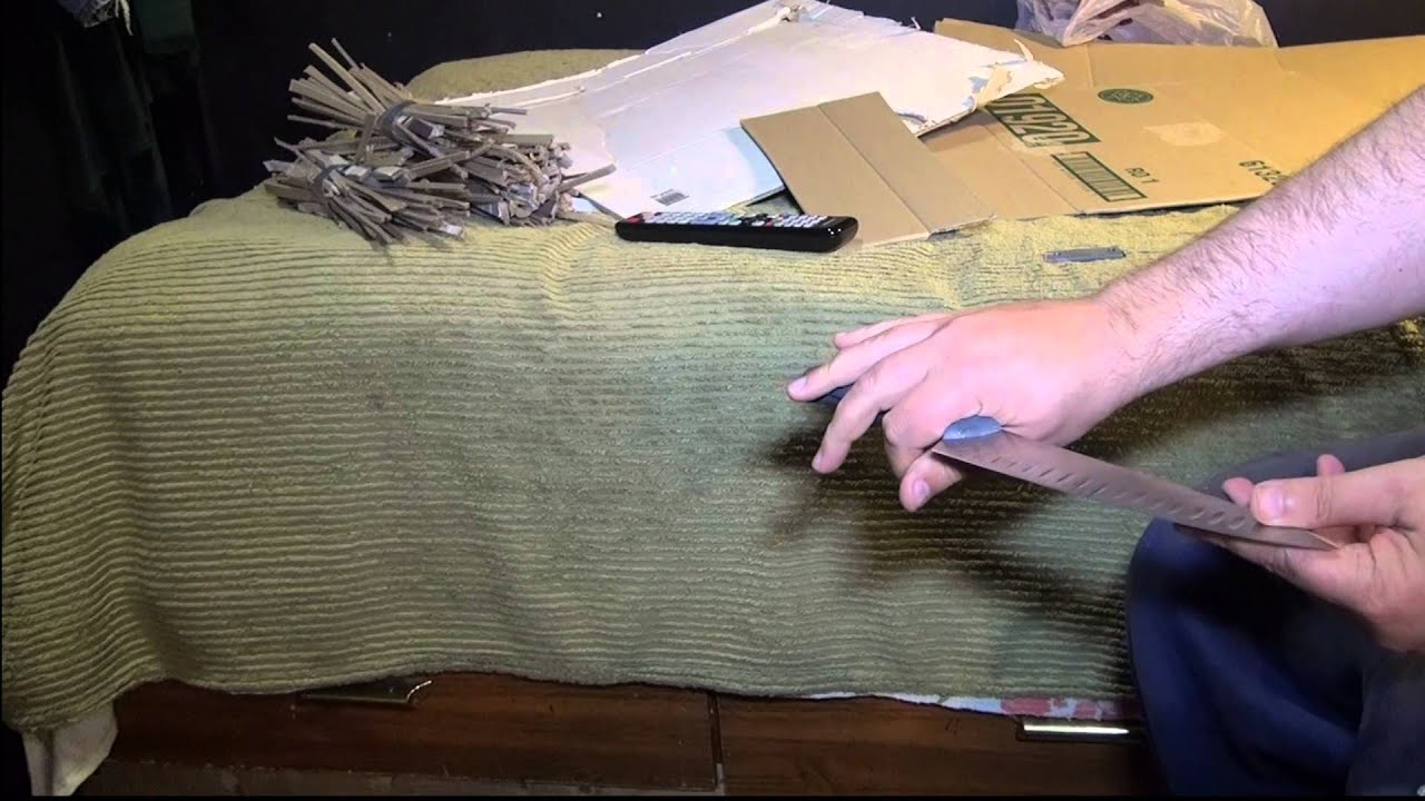 Extreme low grit sharpening : clay brick