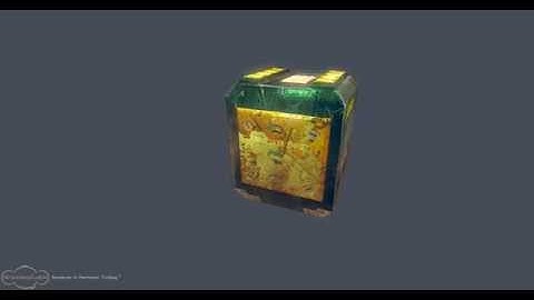 High Poly Sci Fi Crate