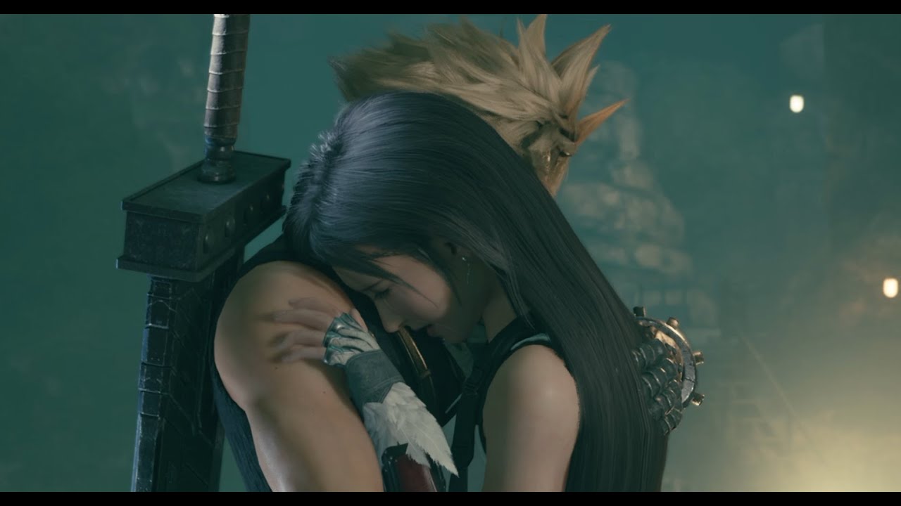 Ff7r クラウド ティファを抱く Final Fantasy Vii Remake Youtube