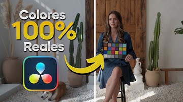 Colores PERFECTOS con un clic en DaVinci Resolve 🔥 (Así se usa el ColorChecker)| Tutorial en Español