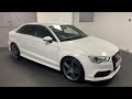 Audi A3 Saloon 2.0 Tdi S Line S Tronic finished in Ibis White with 19’ Wing design alloys!