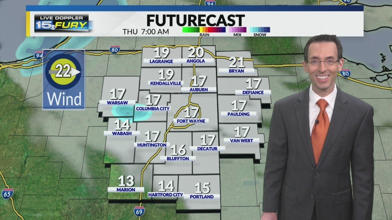 Morning wind chills at or below zero - YouTube