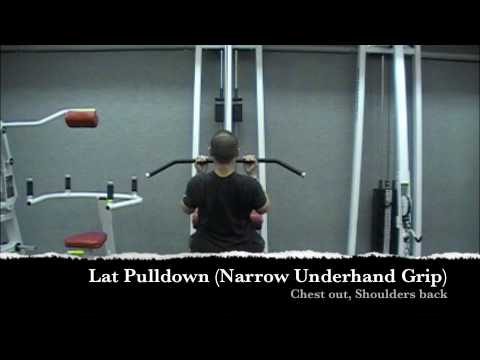 Lat Pulldown Under Hand Grip