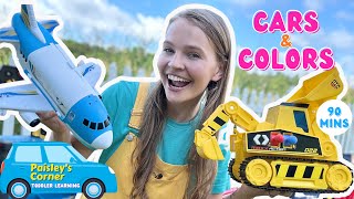 Toddler Learning Video - Learn Colors & Vehicles for Kids | Best Toy Learning Video for Toddlers