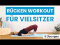 Zu viel Sitzen? Diese 5 Übungen retten Deinen Rücken sofort!