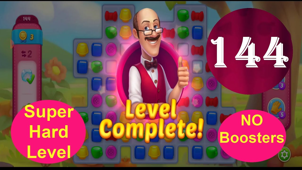 Homescapes Level 144 - [2021] [HD] solution of Level 144 on Homescapes ...