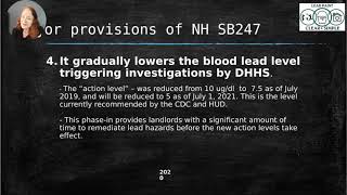 GN Childhood Lead Poisoning Prevention Conference: SB247 (NH Lead Law)