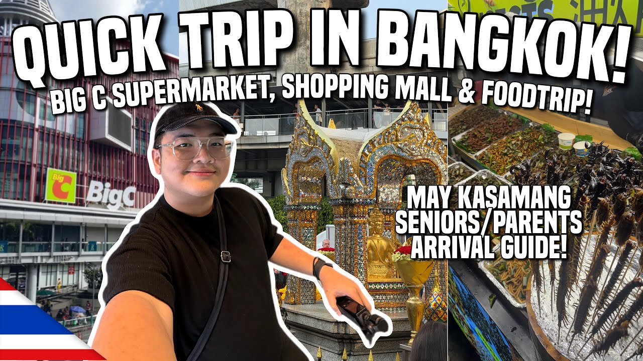 QUICK TRIP IN BANGKOK: SHOPPING MALLS & FOODTRIP! 🇹🇭 | Ivan de Guzman