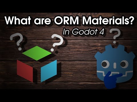 What are ORM Materials in Godot 4?