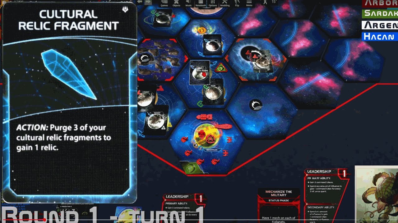 Finding this relic fragment scores me a point later - Arborec - R1T1