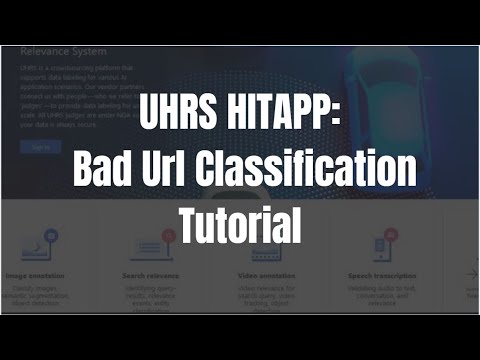 UHRS HITAPP Bad Url Classification Tutorial