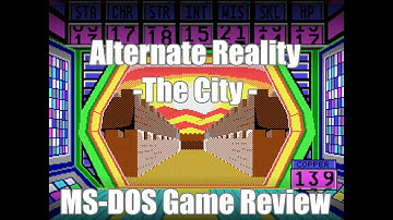 Alternate Reality   The City - 1987 - MS-DOS Game Review