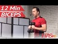 12 Min Dumbbell Bicep Workout - Biceps Workout at Home - Bicep Workout with Dumbbells Bicep Exercise