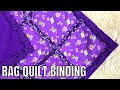 HOW TO ADD A BORDER ONTO YOUR RAG QUILT / RAG QUILT EDGES / RAG QUILT BINDING (NEW RAG QUILT IDEA)