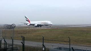 A380 Emirates Abflug Frankfurt