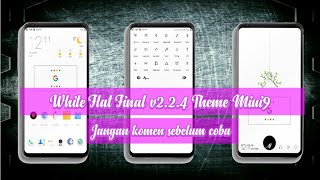 THEME White Flat Final v2.2.4-(REVIEW) screenshot 1