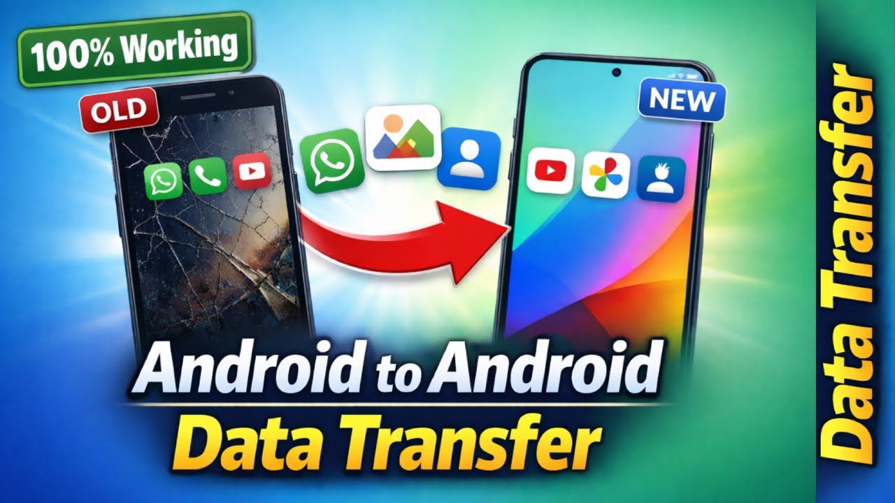 Within A 5 minutes Transfer All Data Your Old android Phone To New ...