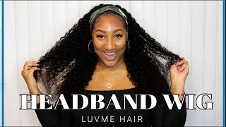 LUVEME HAIR: HEADBAND WIG TUTORIAL | IAM_NETTAMONROE